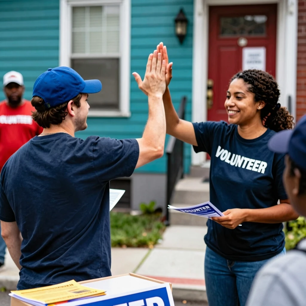 Successful voter engagement during canvassing