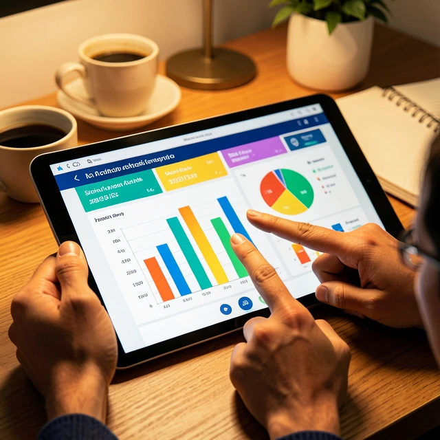 Data dashboard measuring advocacy campaign results