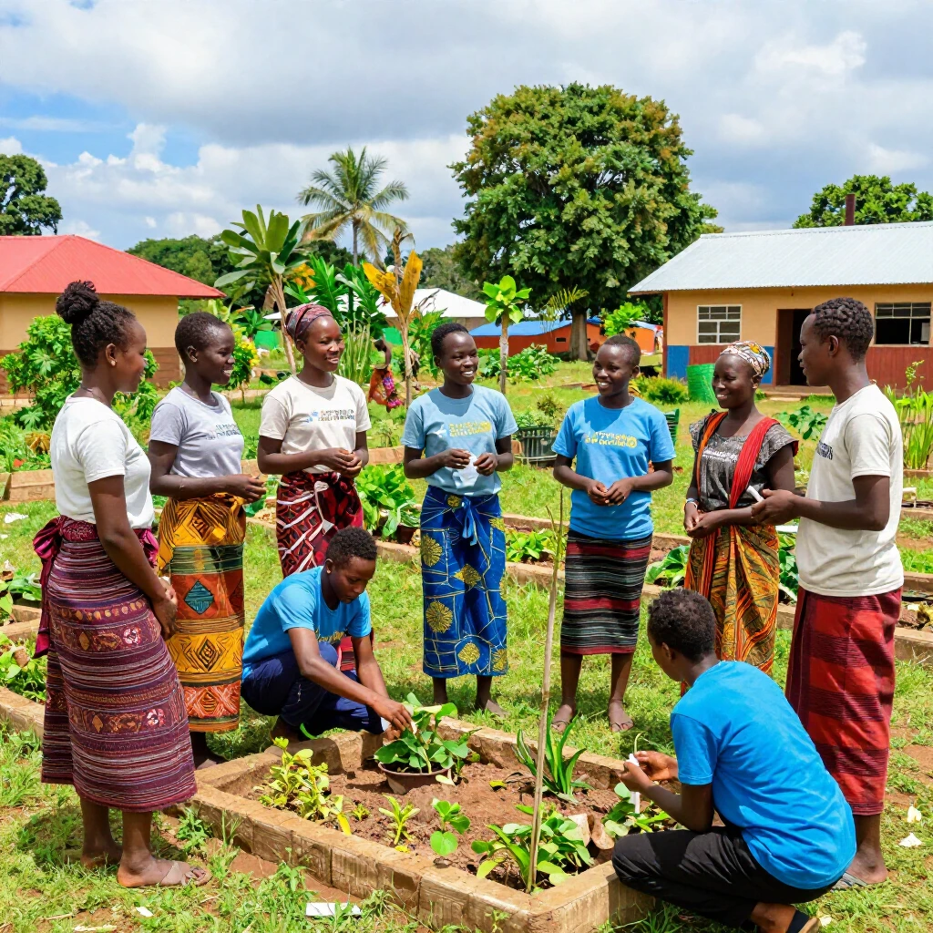 Volunteers engaging in international volunteering to immerse in a new language and culture