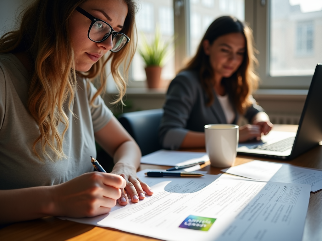 Teacher applying for a service learning grant