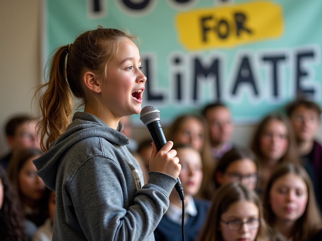 Youth environmental activist