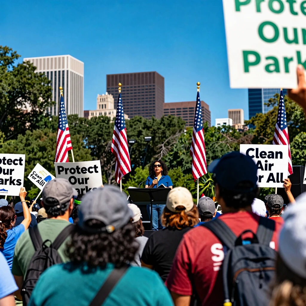 Advocates rallying for environmental protection