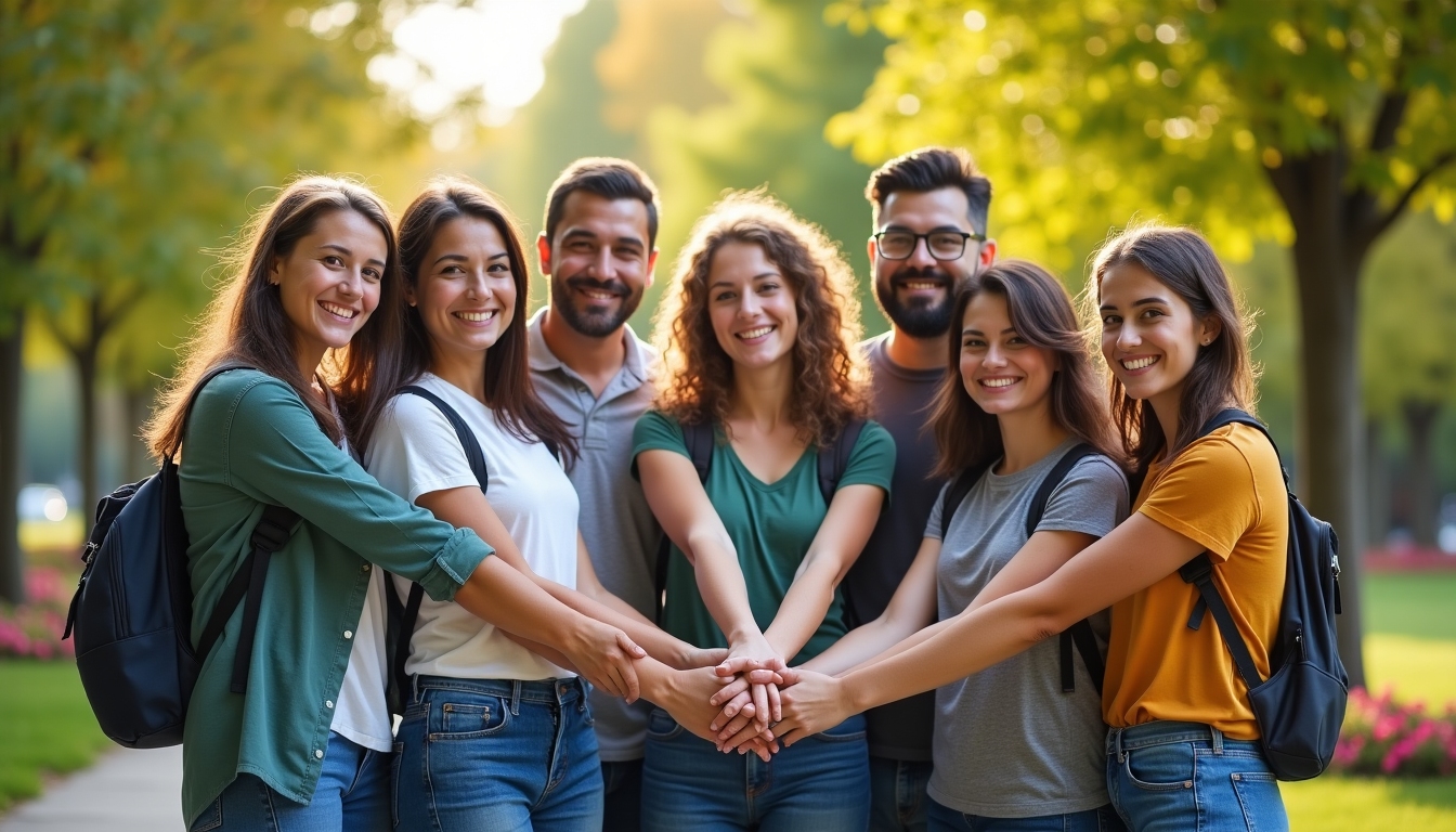 Volunteers from various backgrounds united in their efforts to improve their community.
