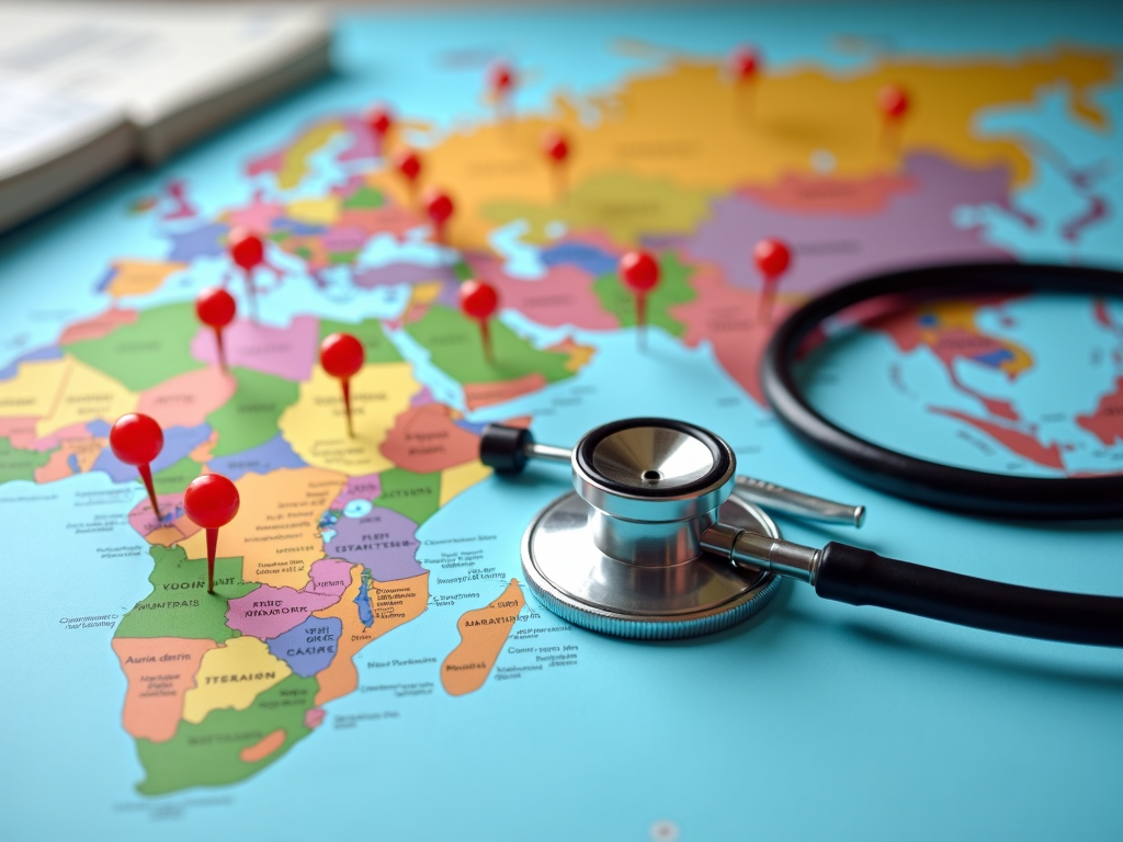 Map showing global volunteer impact