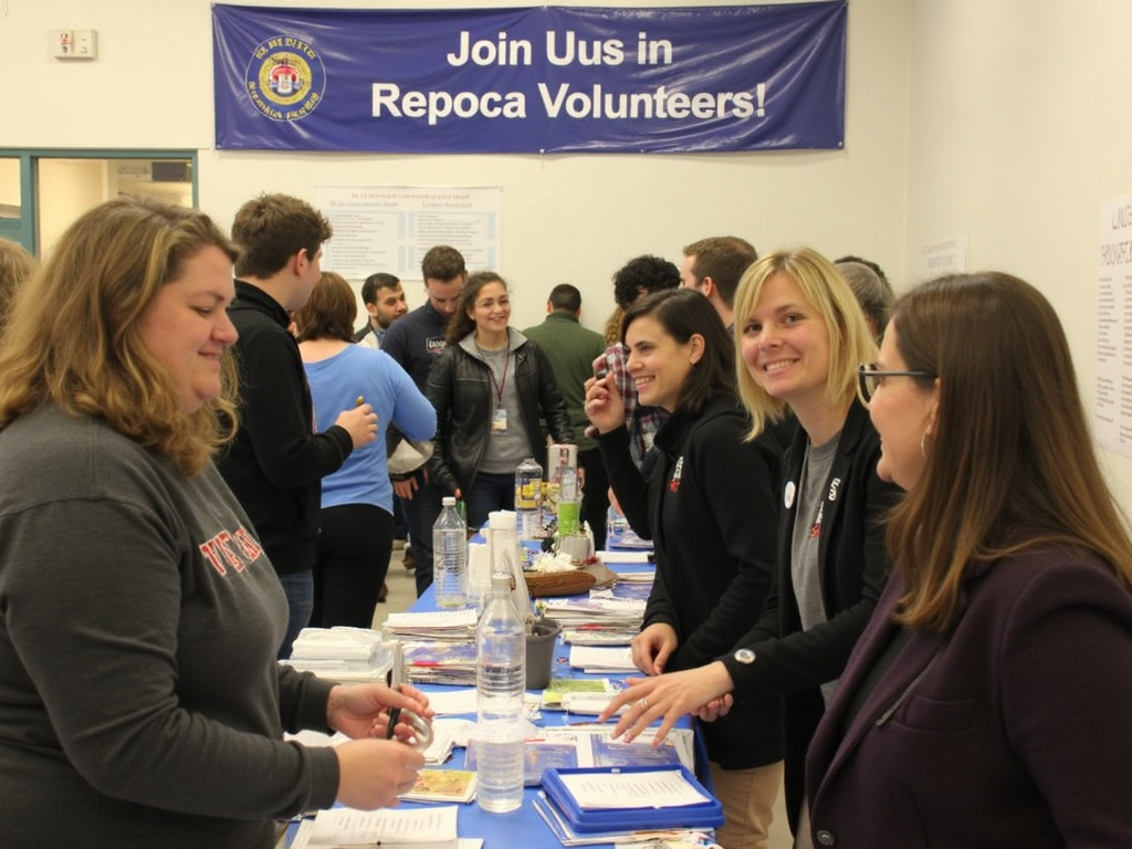 Volunteer recruitment event
