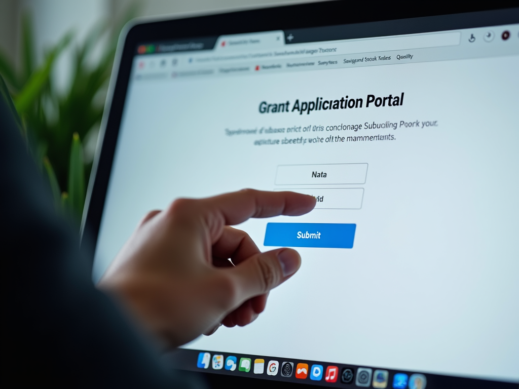 Submitting grant proposal online