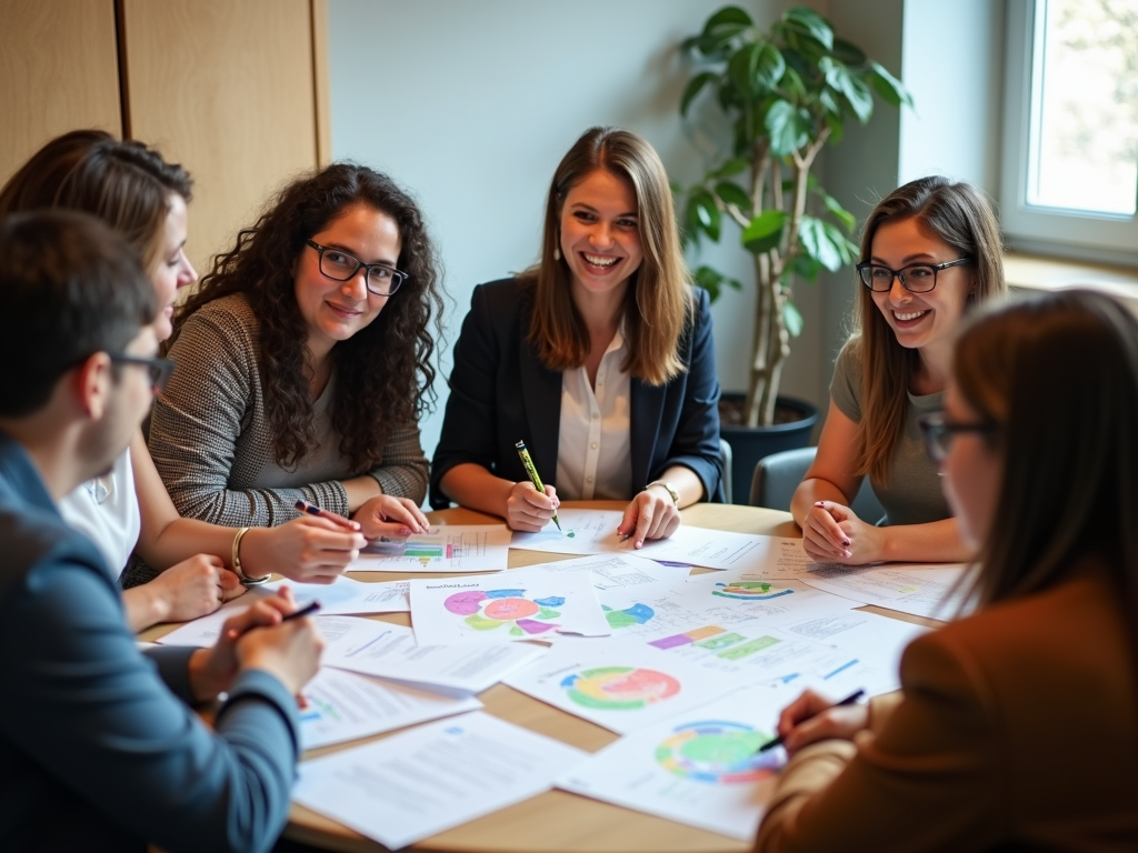 Advocacy group planning their strategy.