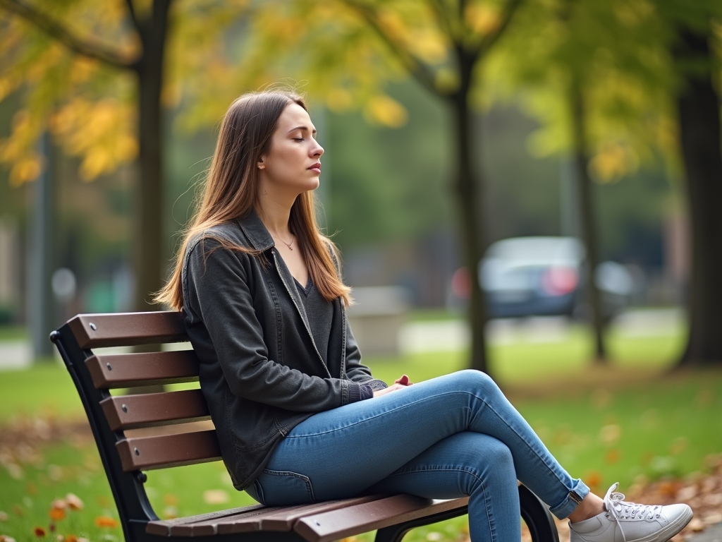 College student practicing self-care