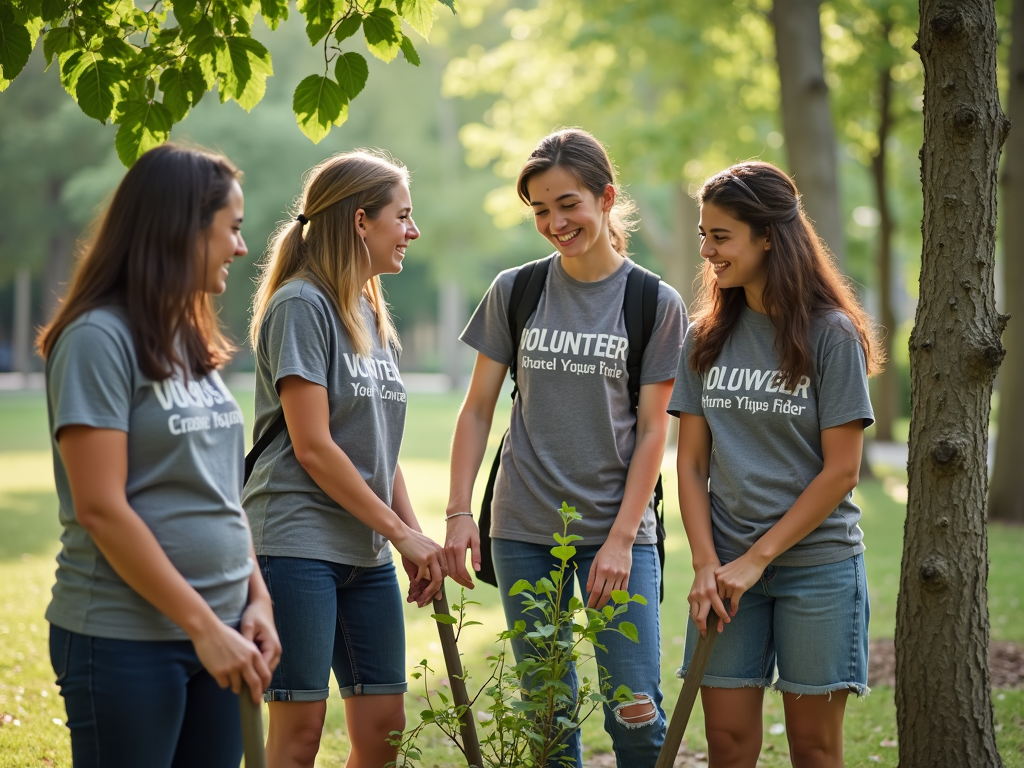 Teens making a difference through volunteer work.