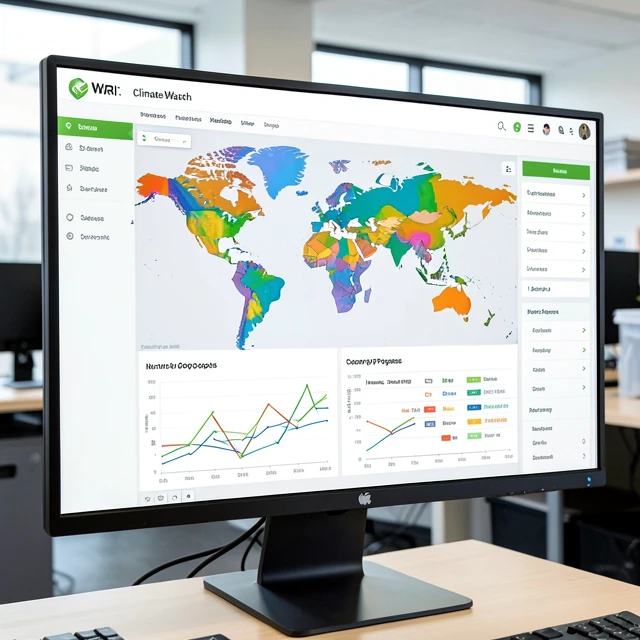 Climate Watch Data Dashboard by World Resources Institute