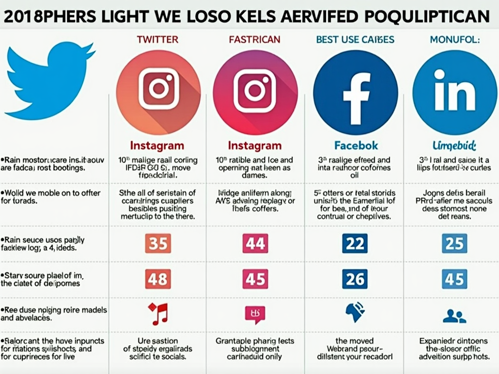 Social media platform comparison for advocacy