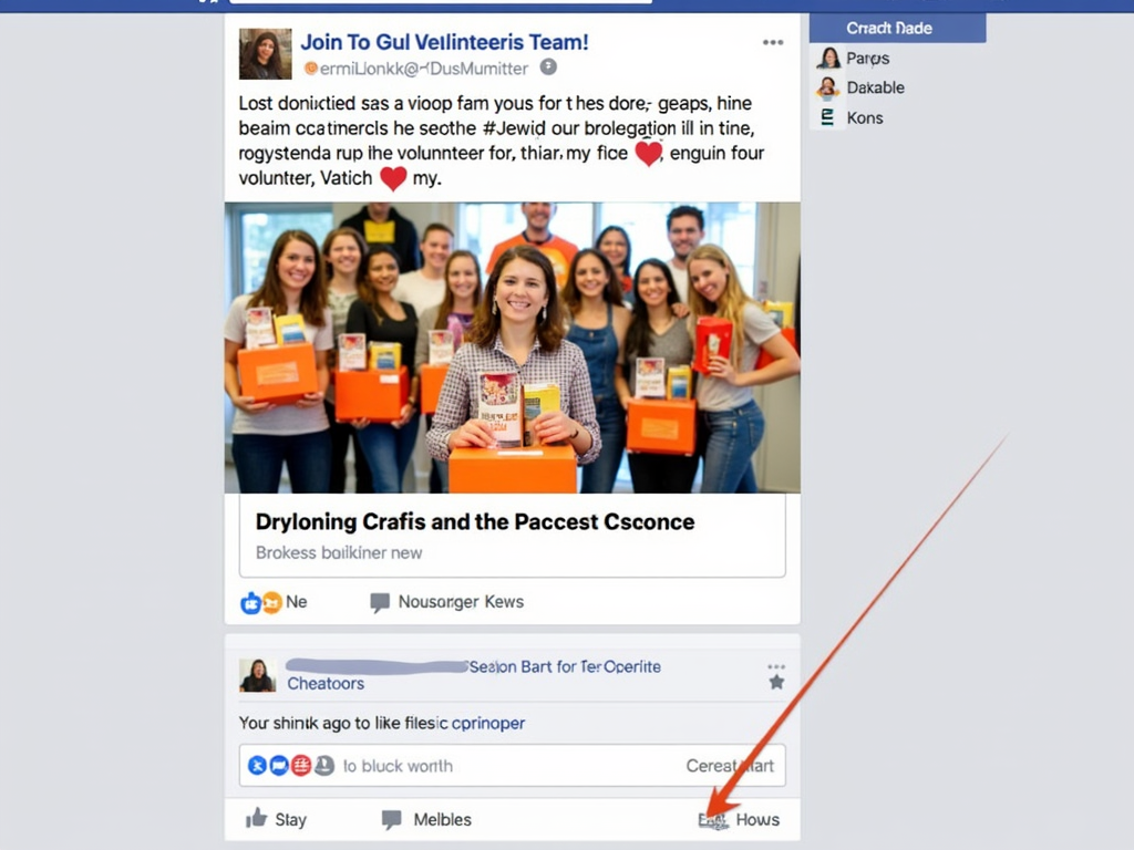 Social media post for volunteer recruitment.