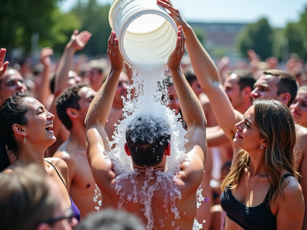ALS Ice Bucket Challenge for advocacy