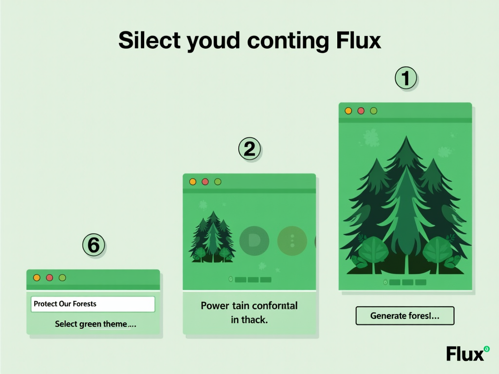 Flux AI image creation process