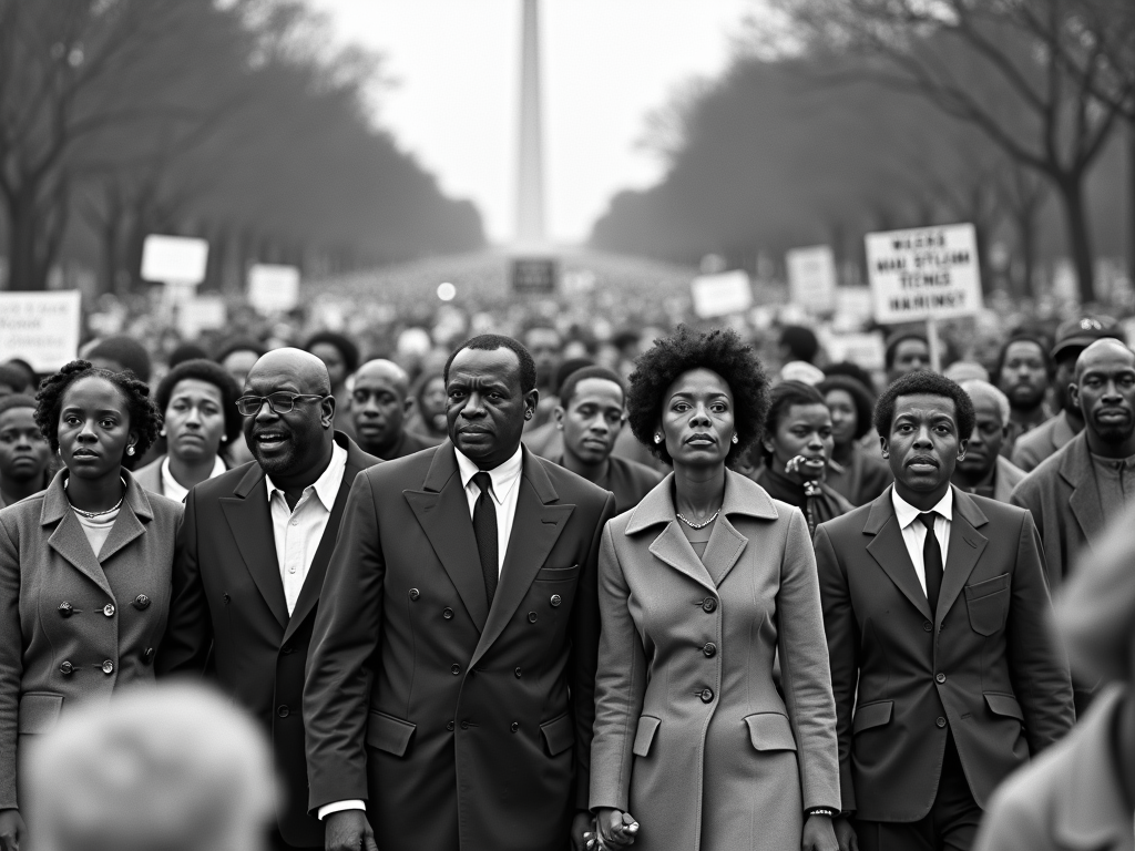 Historical advocacy moment demonstrating collective power