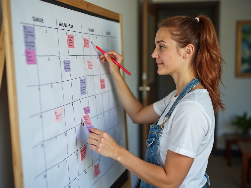 Volunteer managing their time effectively.