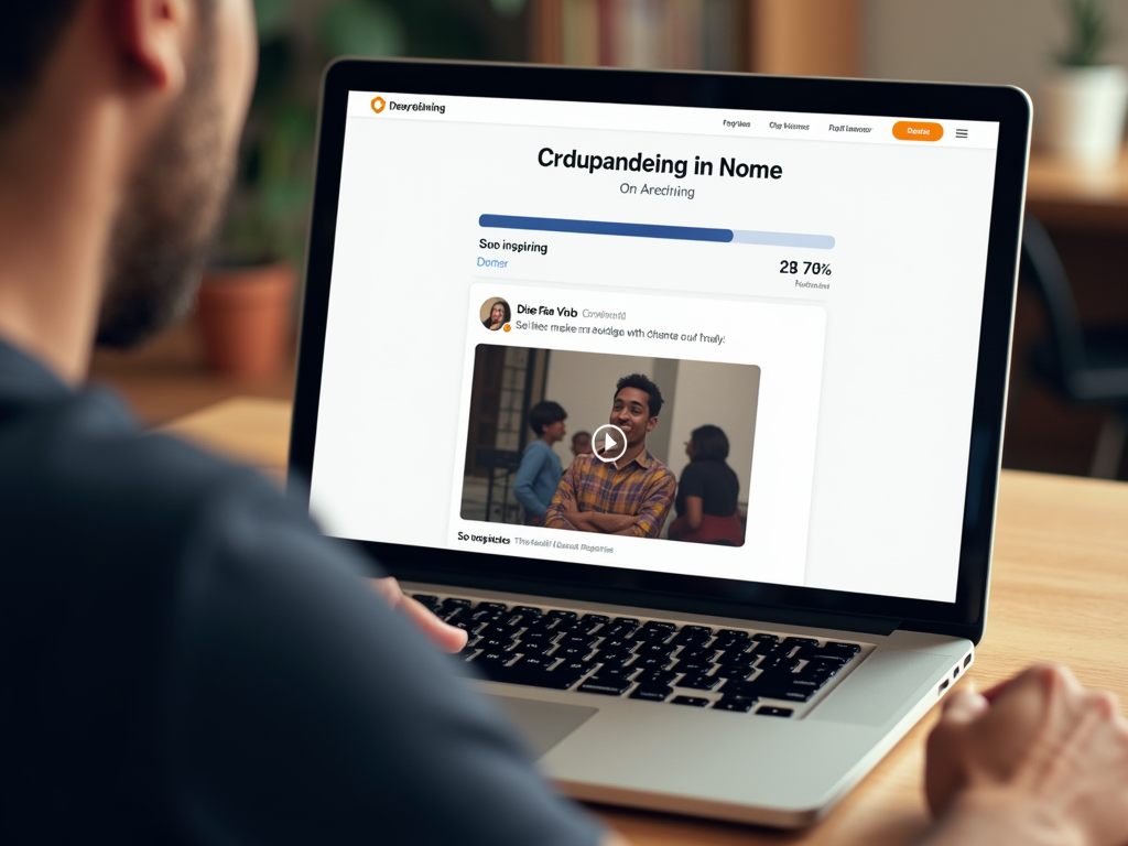 Crowdfunding campaign page