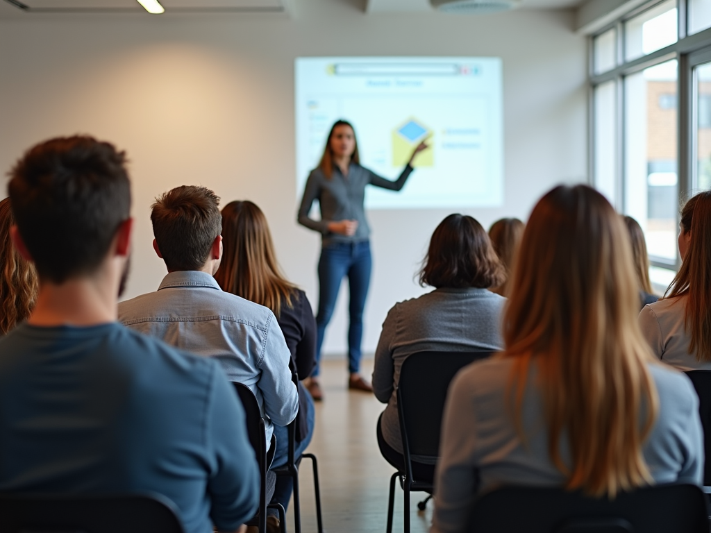 Volunteers in a health advocacy training session.