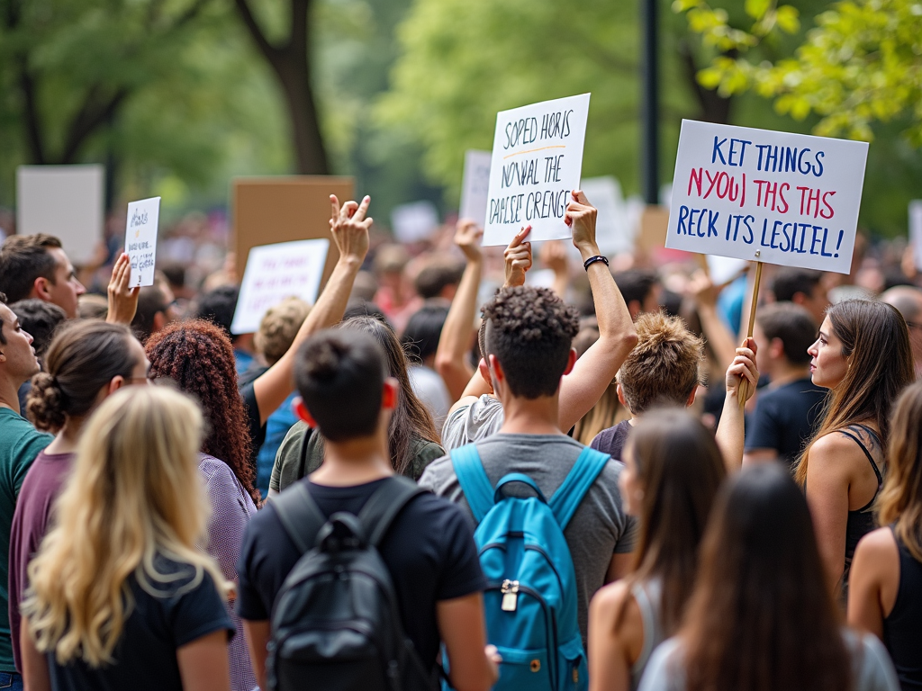 Community members united in a grassroots movement