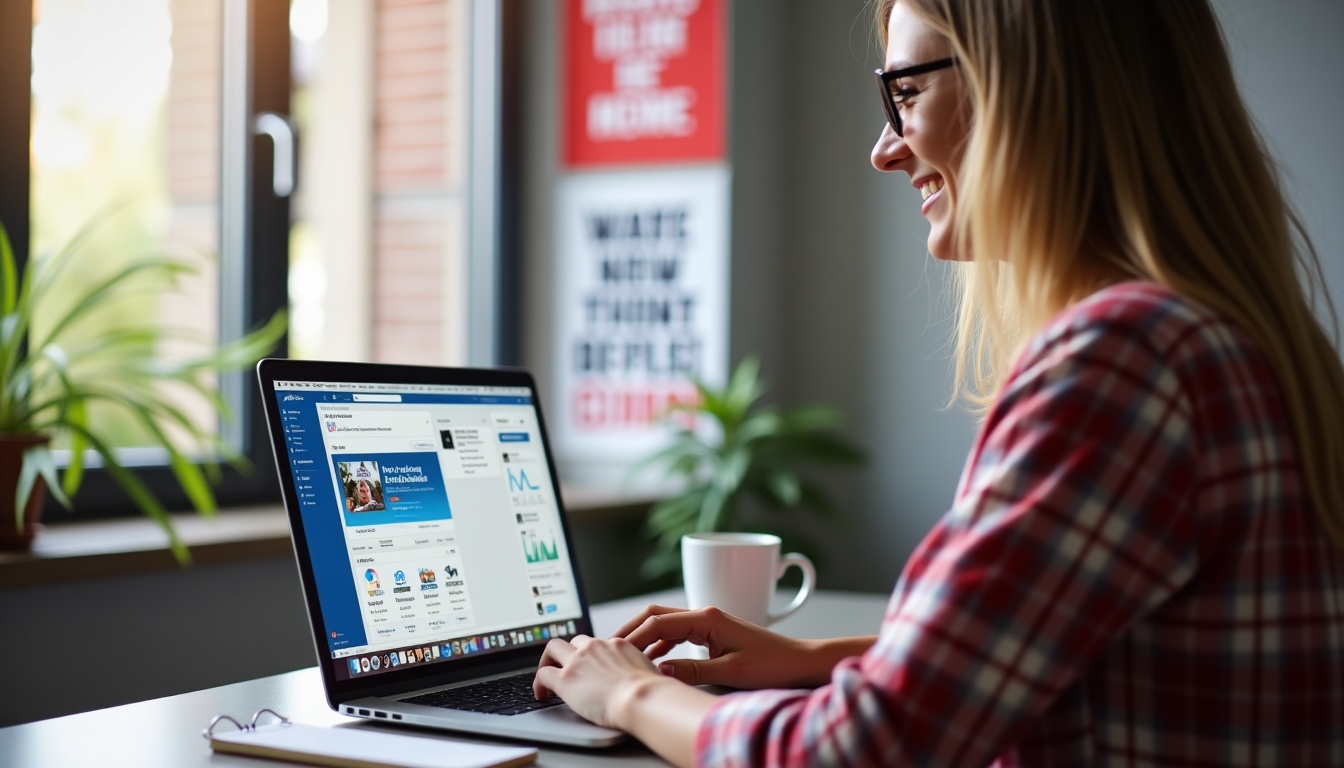 Volunteer engaging in digital advocacy